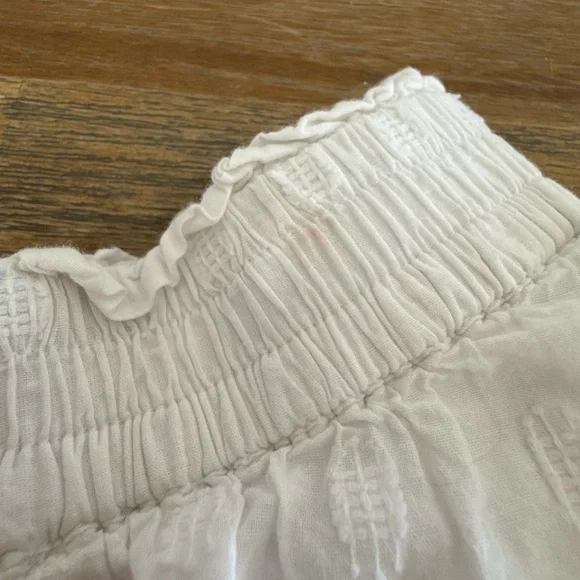 American Eagle White Boho Ruffle Skirt XS Lace - Picture 3 of 4